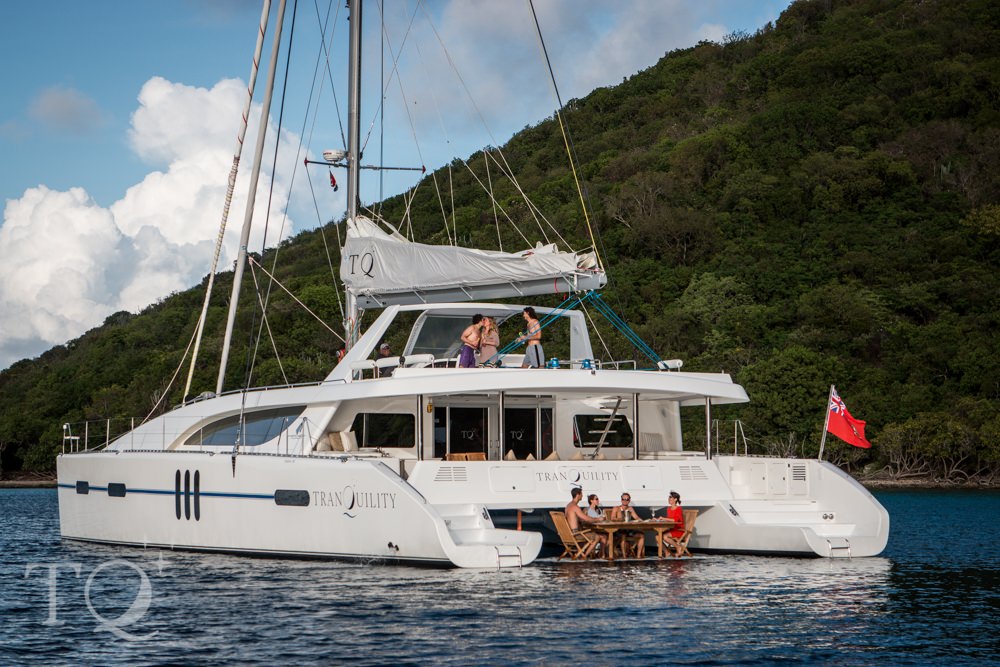 chartering catamaran caribbean